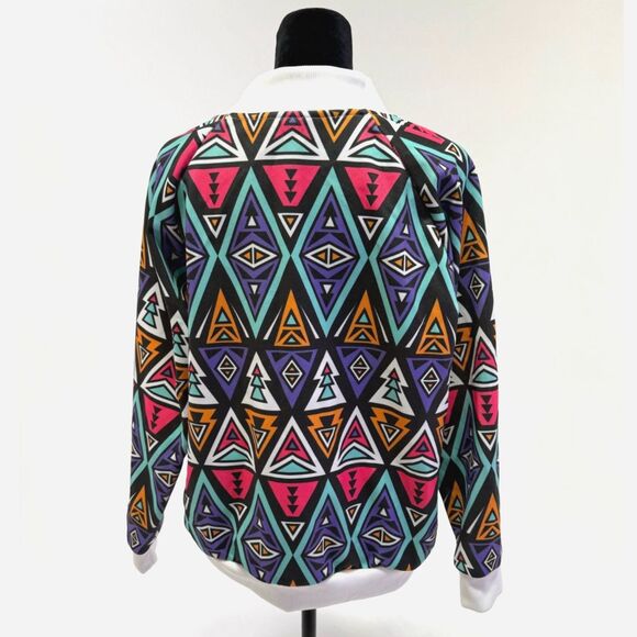 Adidas colorful geometric track jacket - Picture 4 of 5